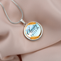 TEST Circle Necklace Charity Never Faileth