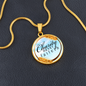 TEST Circle Necklace Charity Never Faileth