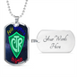 TEST Graphic Dogtag