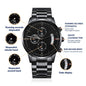 TEST Engraving Chronograph Watch