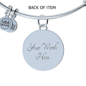 TEST Circle Bangle charity Never Faileth