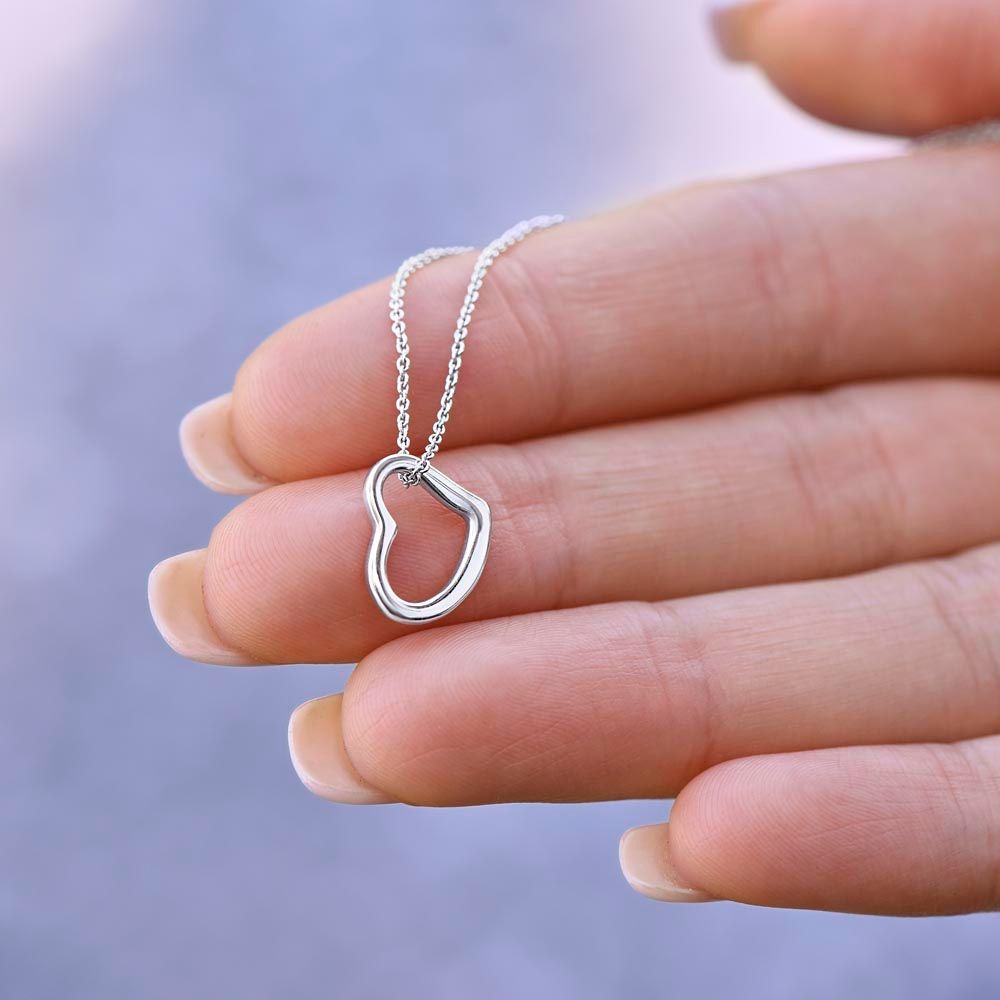 TEST Delicate Heart Necklace