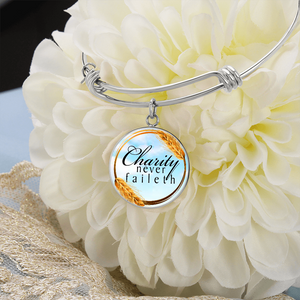TEST Circle Bangle charity Never Faileth